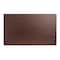 Dacasso Chocolate Brown Leather 34" x 20" Desk Mat without Rails PR-3412 - alternate 1